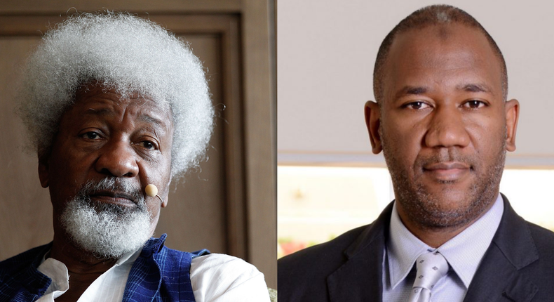 Nobel laureate Soyinka slams Baba-Ahmed for controversial comments