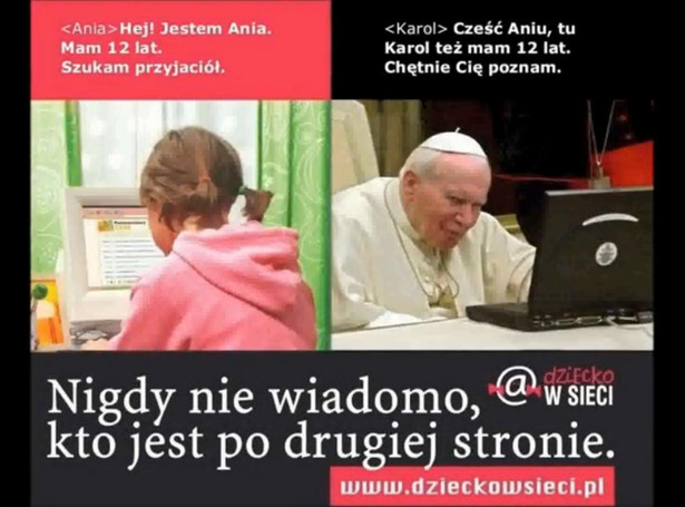 Zmanipulowany spot. Jan Paweł II przedstawiony jako pedofil