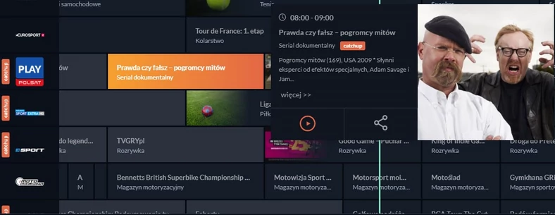 Dzięki funkcji catch up nie przegapimy wielu interesujących nas programów