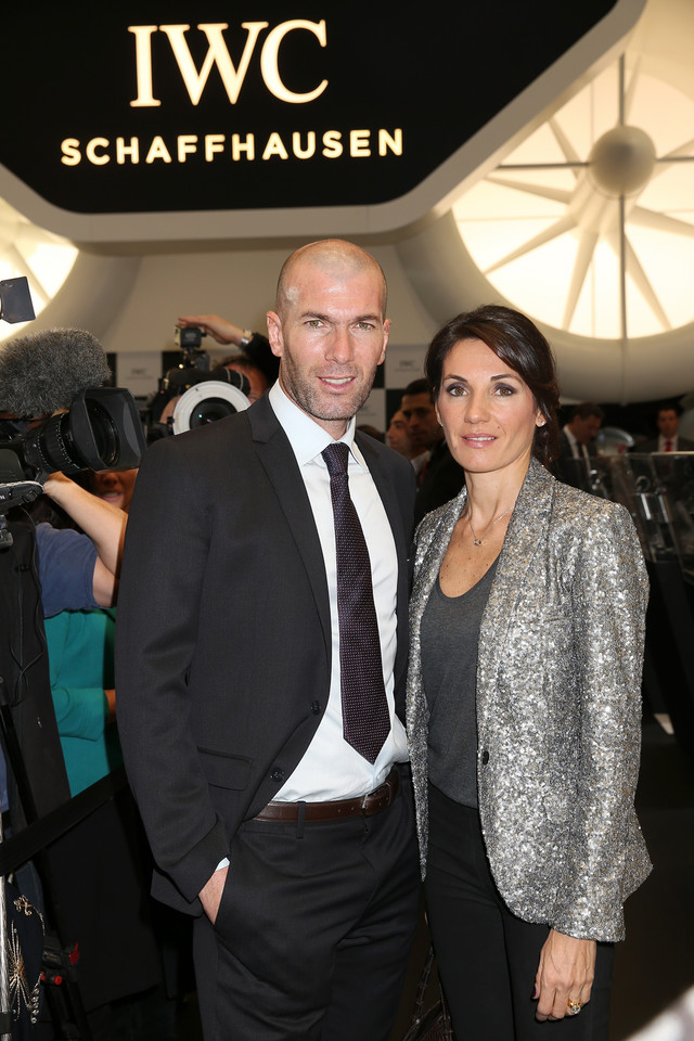 Zinedine Zidane z żoną Veronique