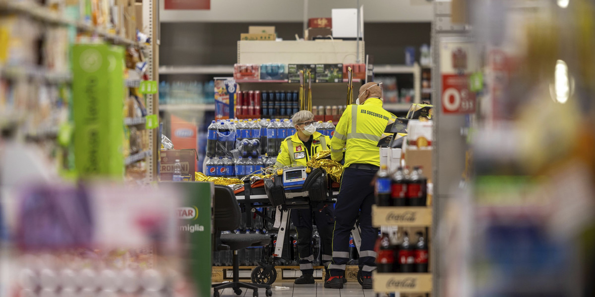 Do ataku doszło w jednym z supermarketów. 