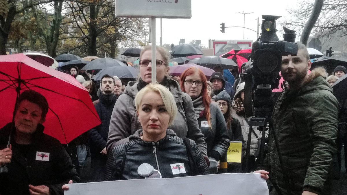 Protest w centrum Gdańska. "Solidarność jest kobietą" 