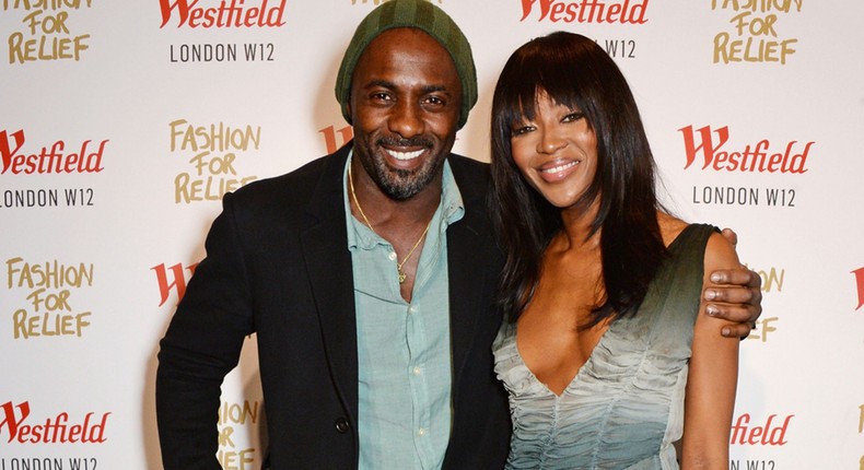 Idris Elba and Naomi Campbell