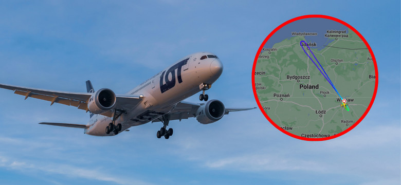 Samolot PLL LOT zawrócony. Powodem awaria radarów w Norwegii
