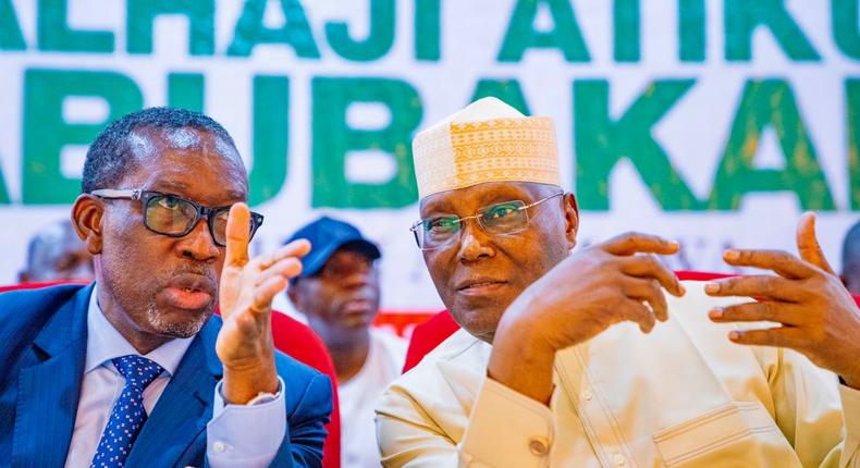 Gov Ifeanyi Okowa and Alhaji Atiku Abubakar, (DSGOVT)