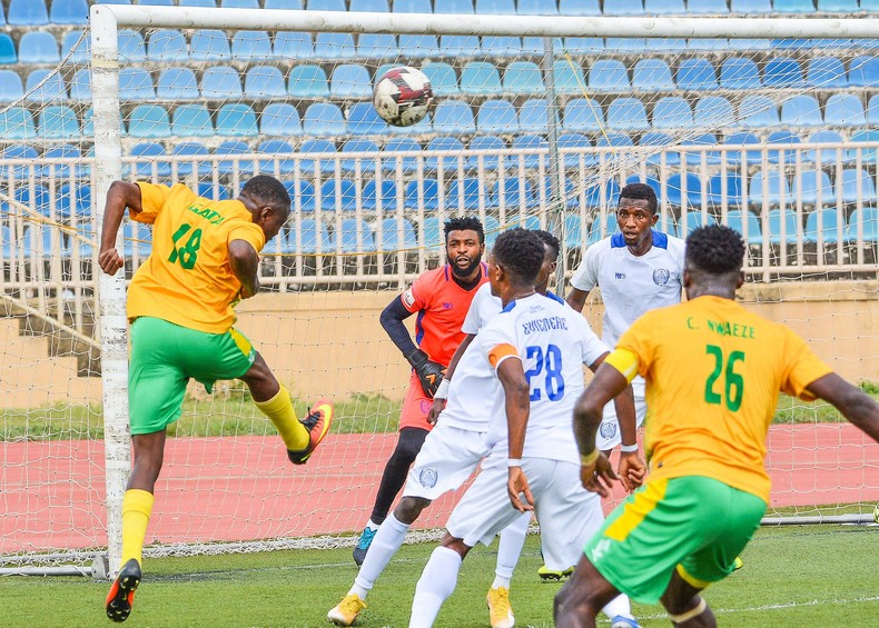 Kwara United players in action