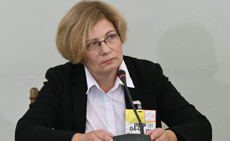 Prokurator Barbara Kijanko zeznaje przed sejmową Komisją śledczą