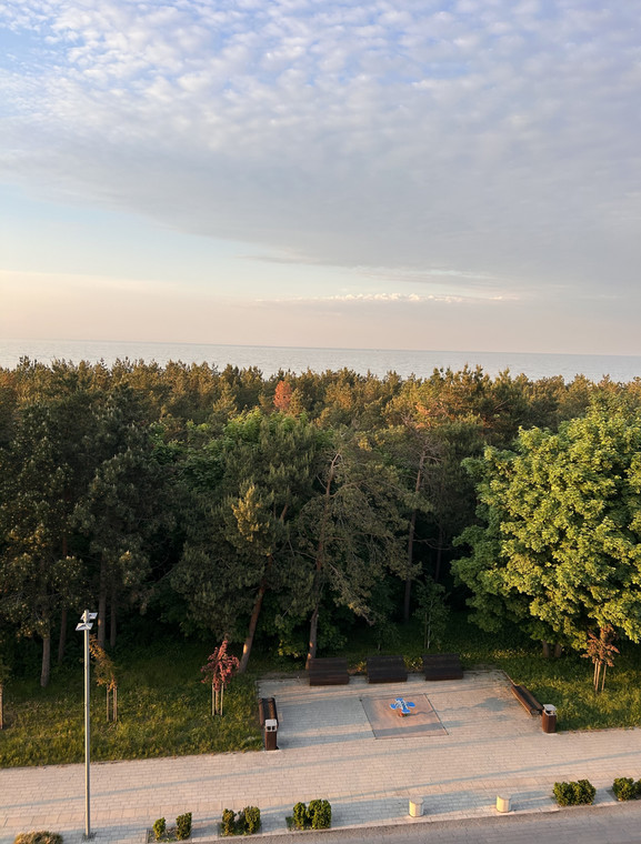 Widok z naszego hotelu