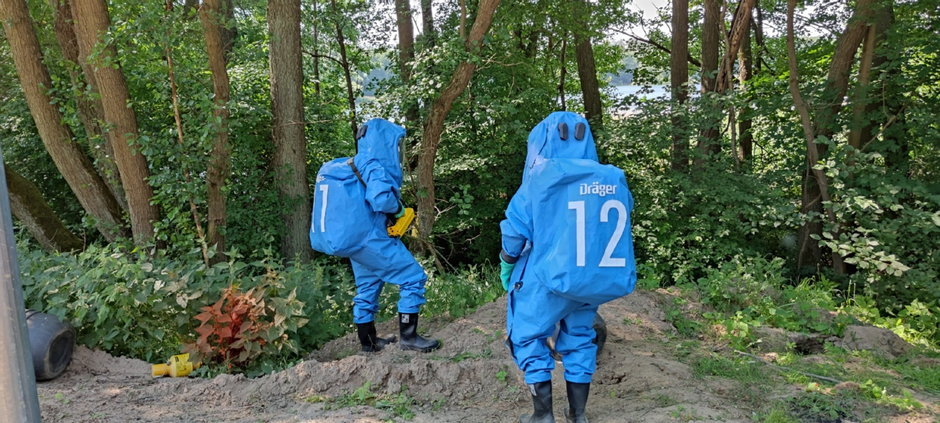 Zderzenie masowe, ataki terrorystyczne i zagrożenia chemiczne tak wyglądały ćwiczenia w pobliżu Drawska Pomorskiego