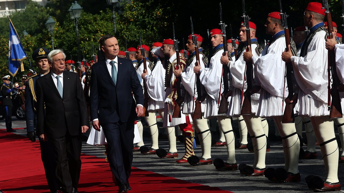 GREECE POLAND DIPLOMACY  (President of Poland visits Athens )