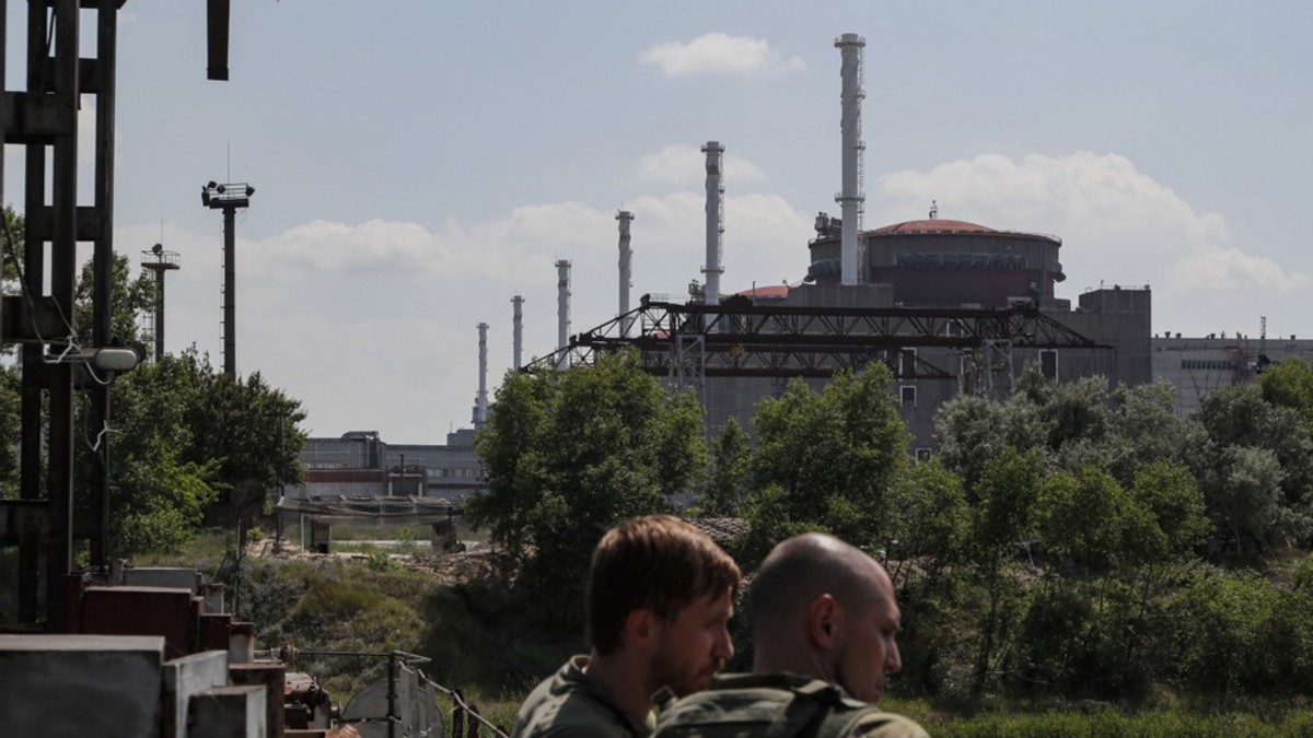 Nuklearna elektrana Zaporožje na slici od 15. juna 2023.
