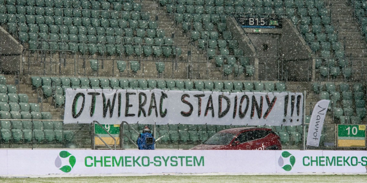 Stadiony są zamknięte od 17 października 2020 r. 