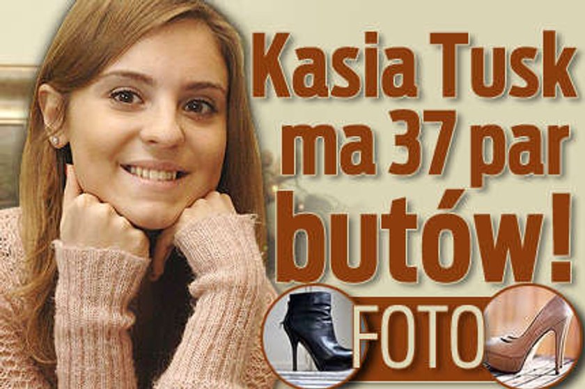 Kasia Tusk ma 37 par butów.  Gdzie ona to mieści?