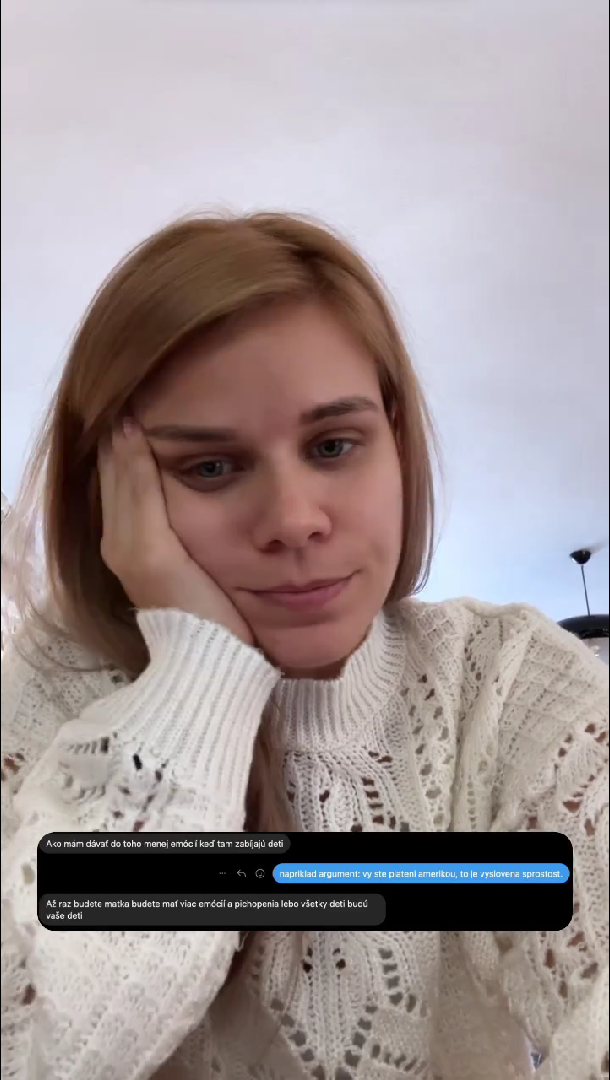 Kovačič Hanzelová je zo správ už unavená.