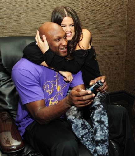 Lamar Odom and Khloe Kardashian