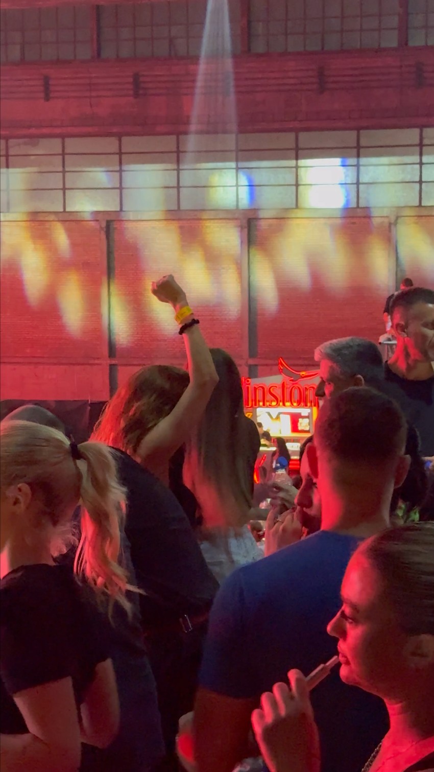 Katarina Radivojević na rejv žurki