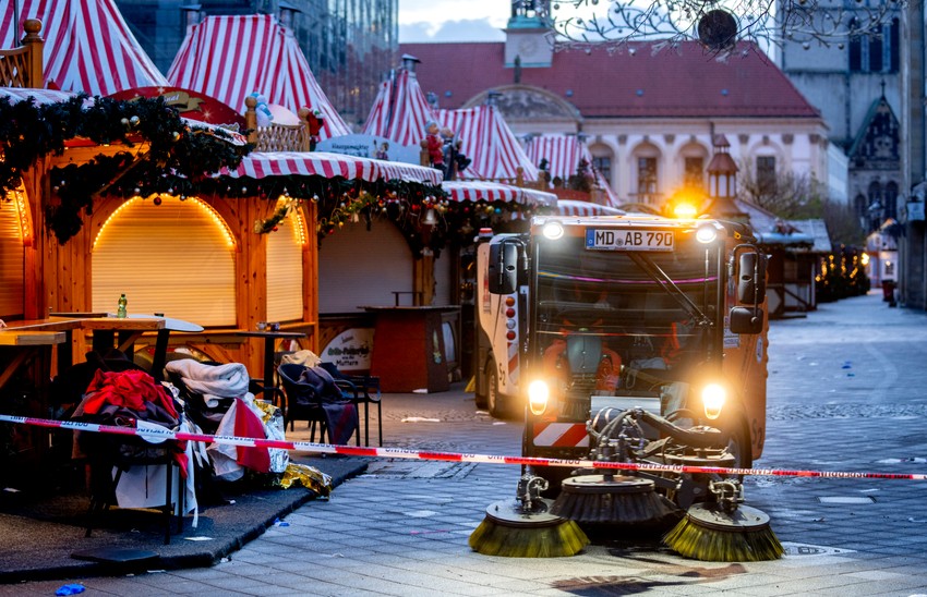 Magdeburg nakon napada na Božićnom vašaru 22. decembra