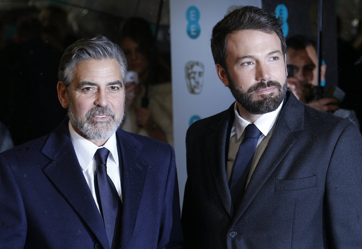 Džordž Kluni i Ben AFlek na dodeli BAFTA nagrada 10. februara u Londonu