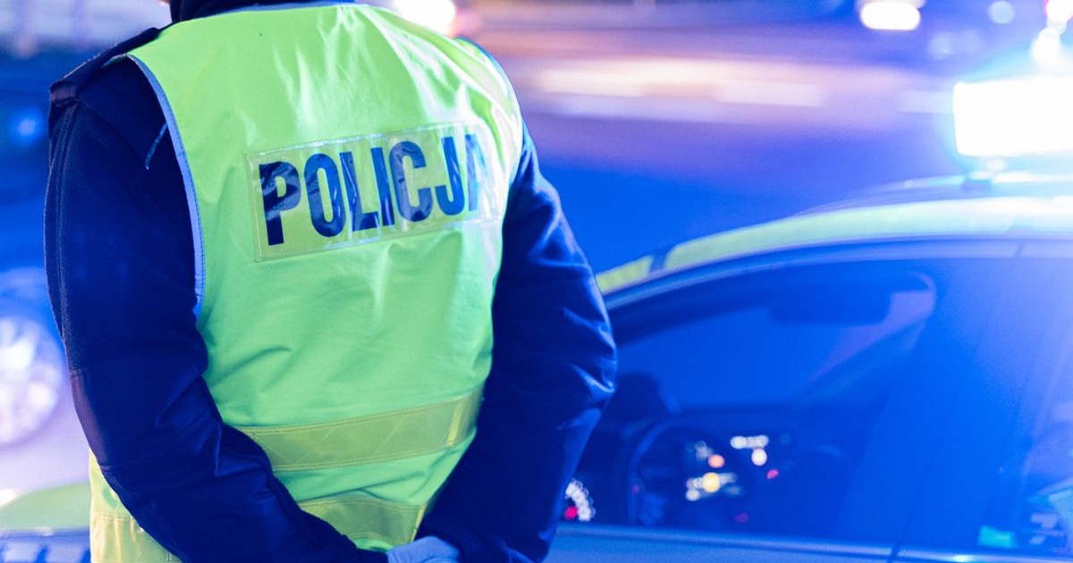 Policjant uciekł z miejsca zdarzenia