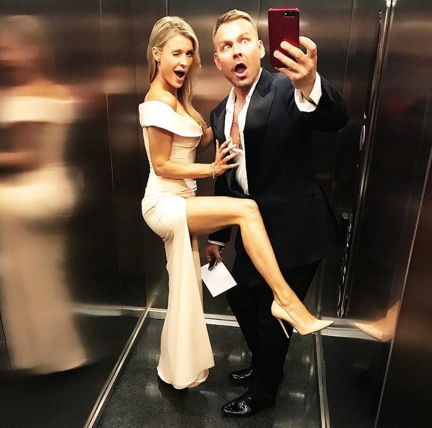 Joanna Krupa i Dawid Woliński