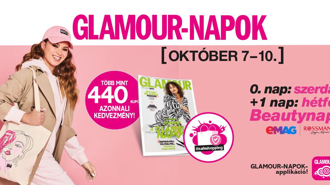 A GLAMOUR-napok applikációban már letöltheted az októberi számot és a  GLAMOUR-napok kuponokat - Glamour