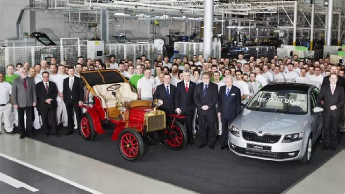 15 mln Skoda z Mlada Boleslav