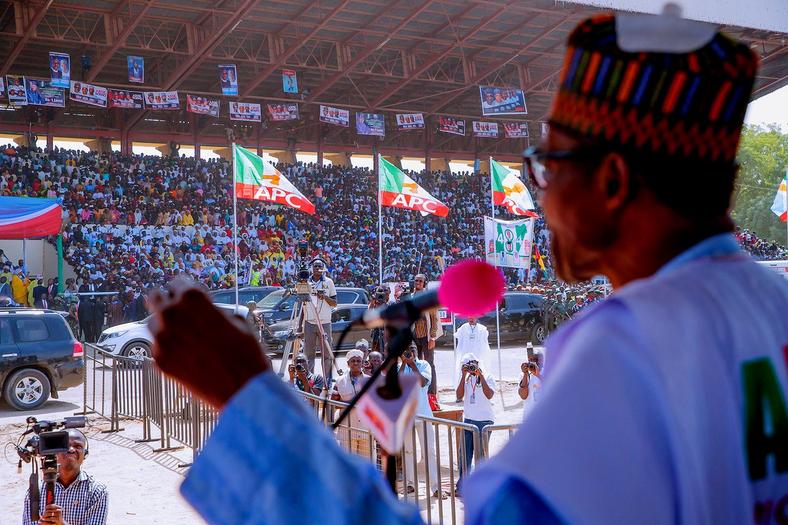 Buhari has been packing full stadiums across Nigeria (Presidency) 