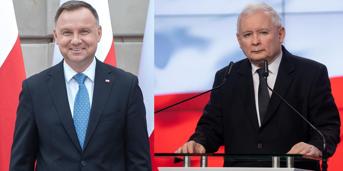 Andrzej Duda, Jarosław Kaczyński.