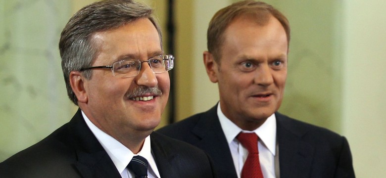 Polacy ocenili rząd, Tuska i prezydenta Komorowskiego
