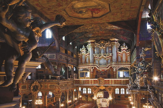 Kościół Pokoju w Świdnicy. Największa drewniana barokowa świątynia w Europie