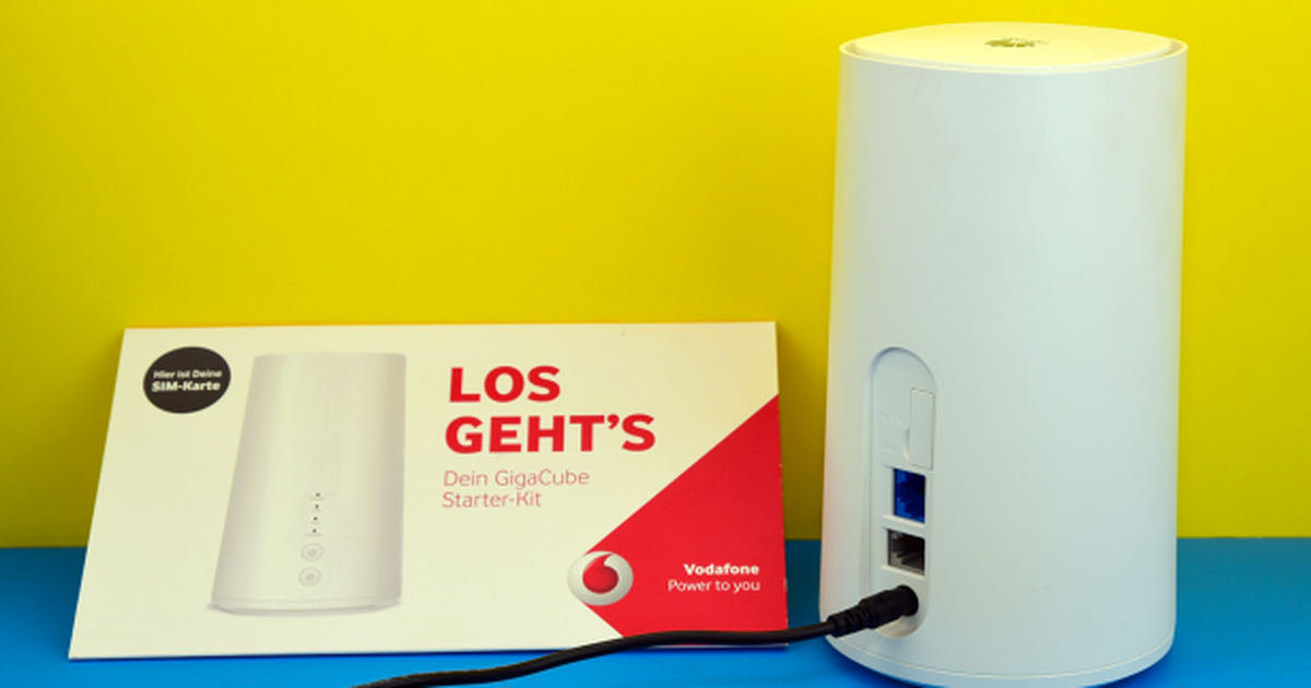 Vodafone Gigacube: stationärer LTE-Router im Test | TechStage