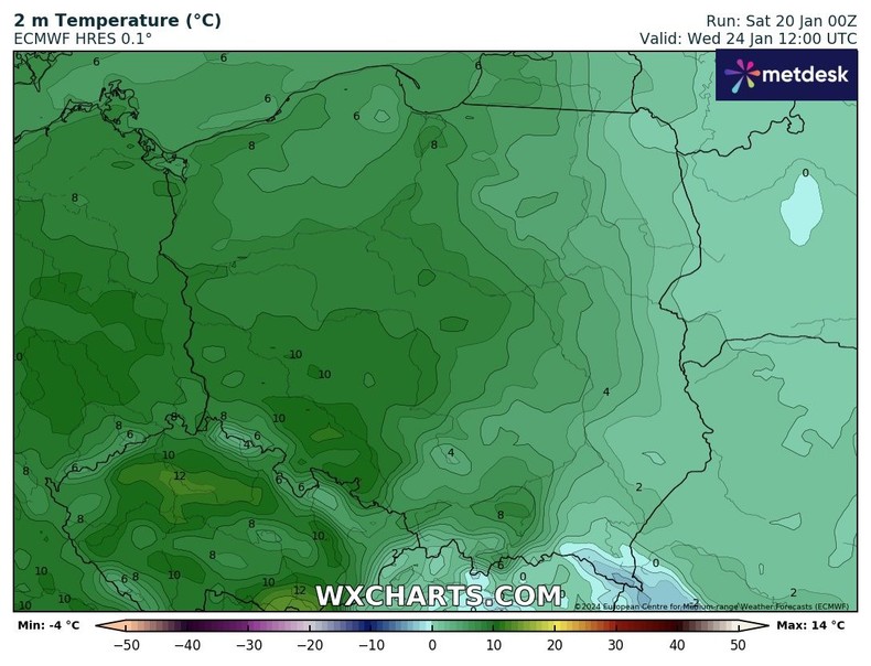 W środę temperatura przekroczy 10 st. C