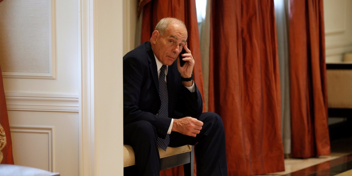 John Kelly's phone was reportedly compromised for months