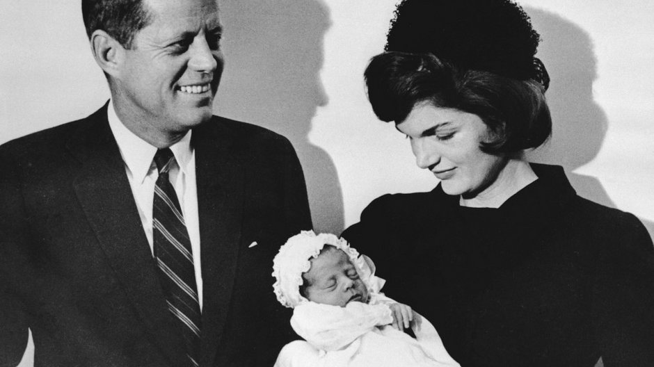 John F. Kennedy, Jacqueline Kennedy i John F. Kennedy Junior