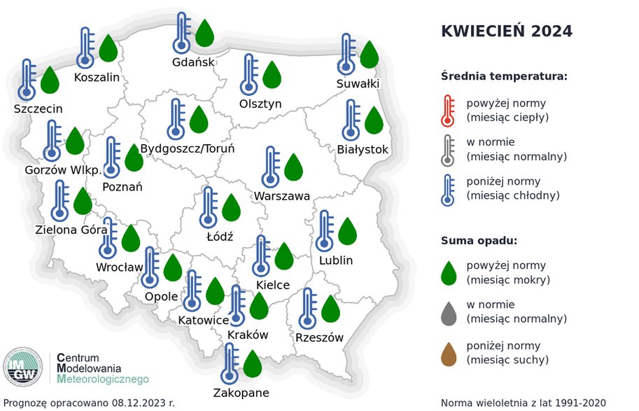 W kwietniu nie zabraknie akcentów zimowych