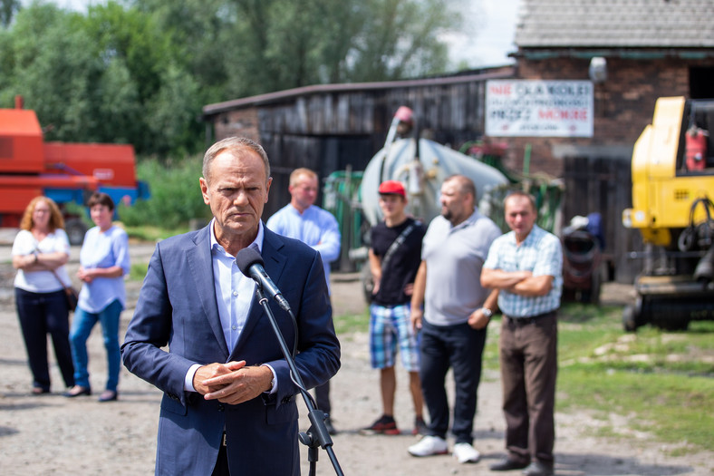 Donald Tusk w Mikołowie