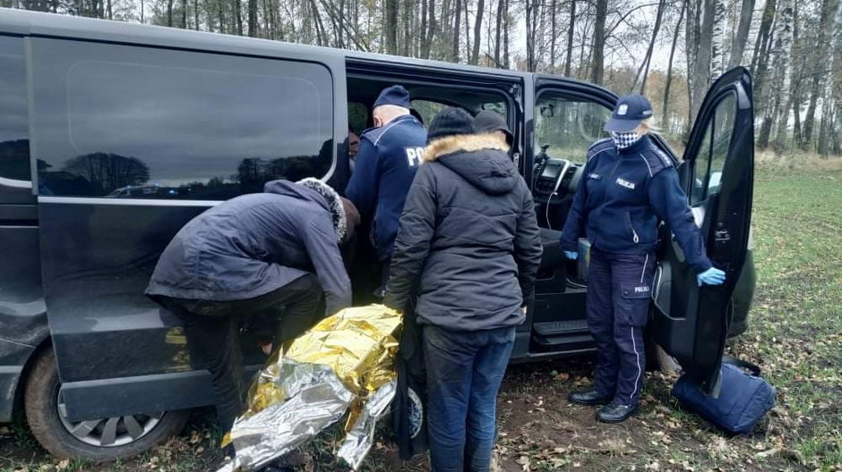 Samochód "kuriera" zatrzymany przez podlaskich policjantów 