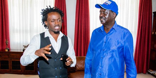 Musician Bahati drops new tune 'Fire' featuring Raila Odinga [Video] |  Pulselive Kenya