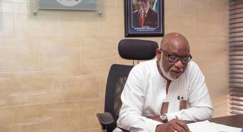 Governor Rotimi Akeredolu of Ondo state [AIT Online]