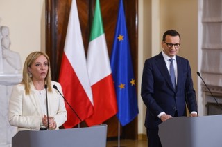 Premier: Włochy i Polska identycznie patrzą na wojnę w Ukrainie, UE i migrację