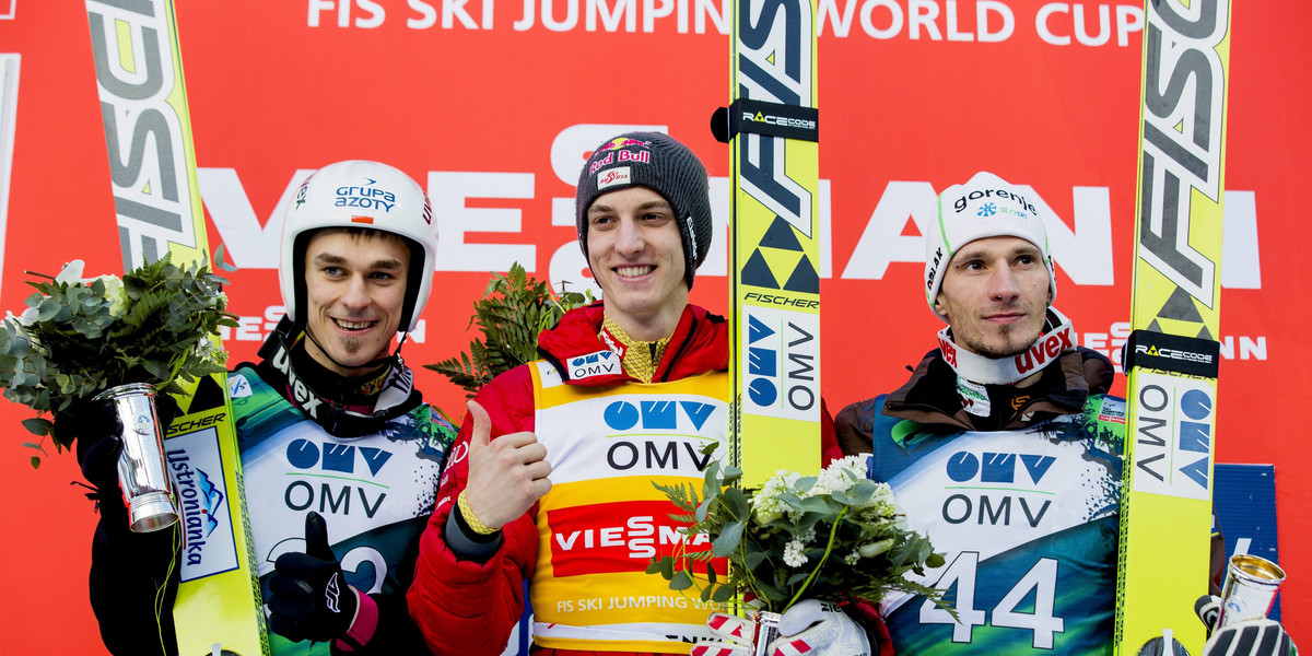 piotr żyła podium