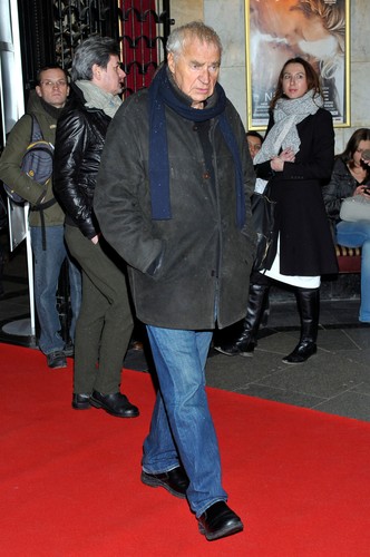 Janusz Głowacki na premierze 'Nieulotnych'