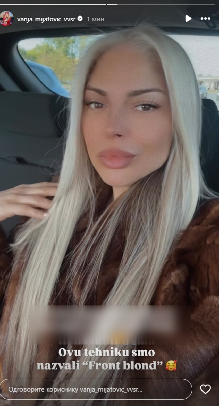 Vanja Mijatović pokazala promenu 