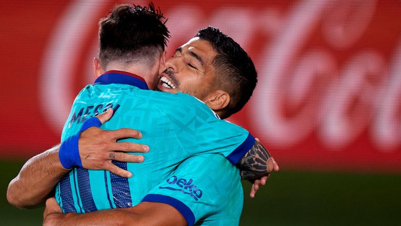 Luis Suarez i Leo Messi / Fot. Getty Images