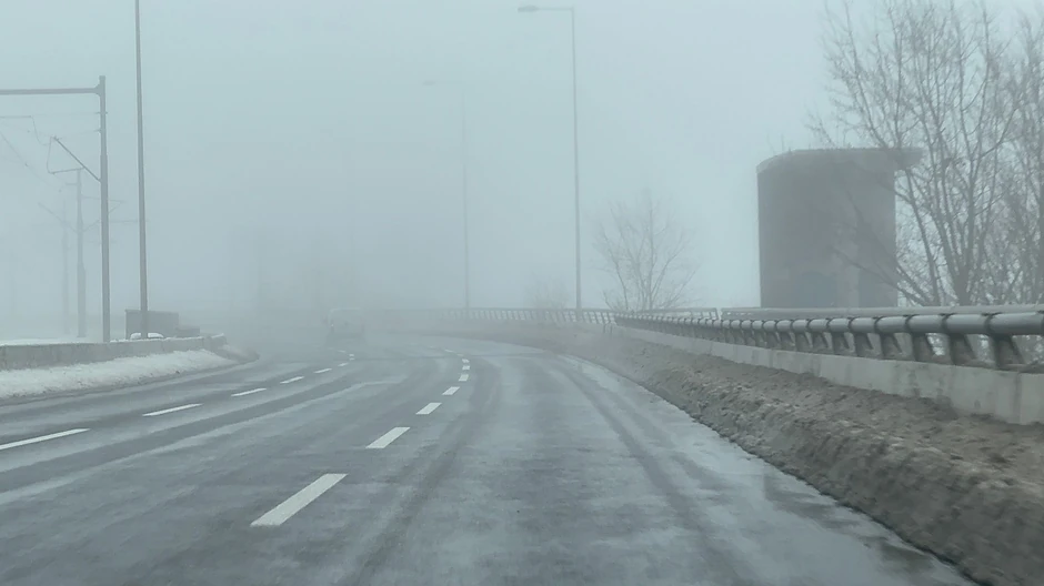 Magla na auto-putu na izlazu iz Beograda