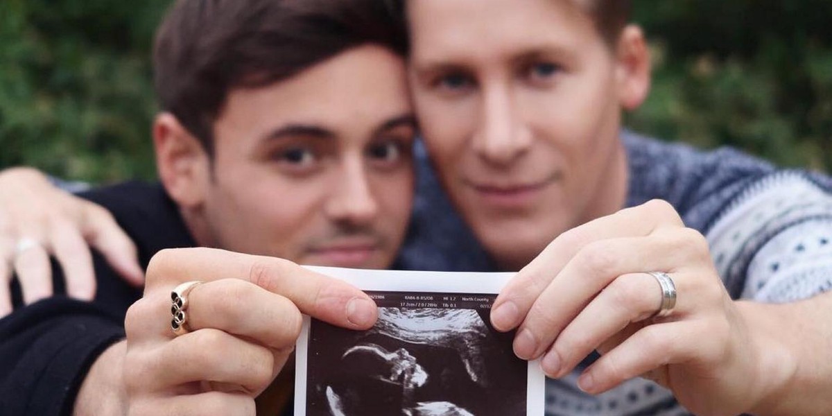 Tom Daley i Dustin Lance Black