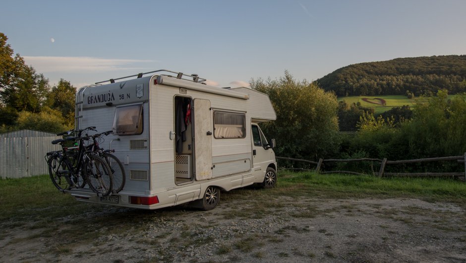 Kamperem na dziko w Bieszczady