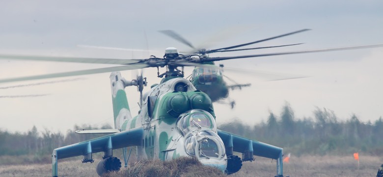 Incydent w okolicy Białej Podlaskiej. Wojskowy śmigłowiec Mi-24 uszkodzony