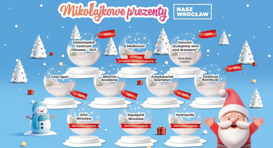 Z kartą Nasz Wrocław i Nasz Wrocław MAX nie będziesz się nudził. 