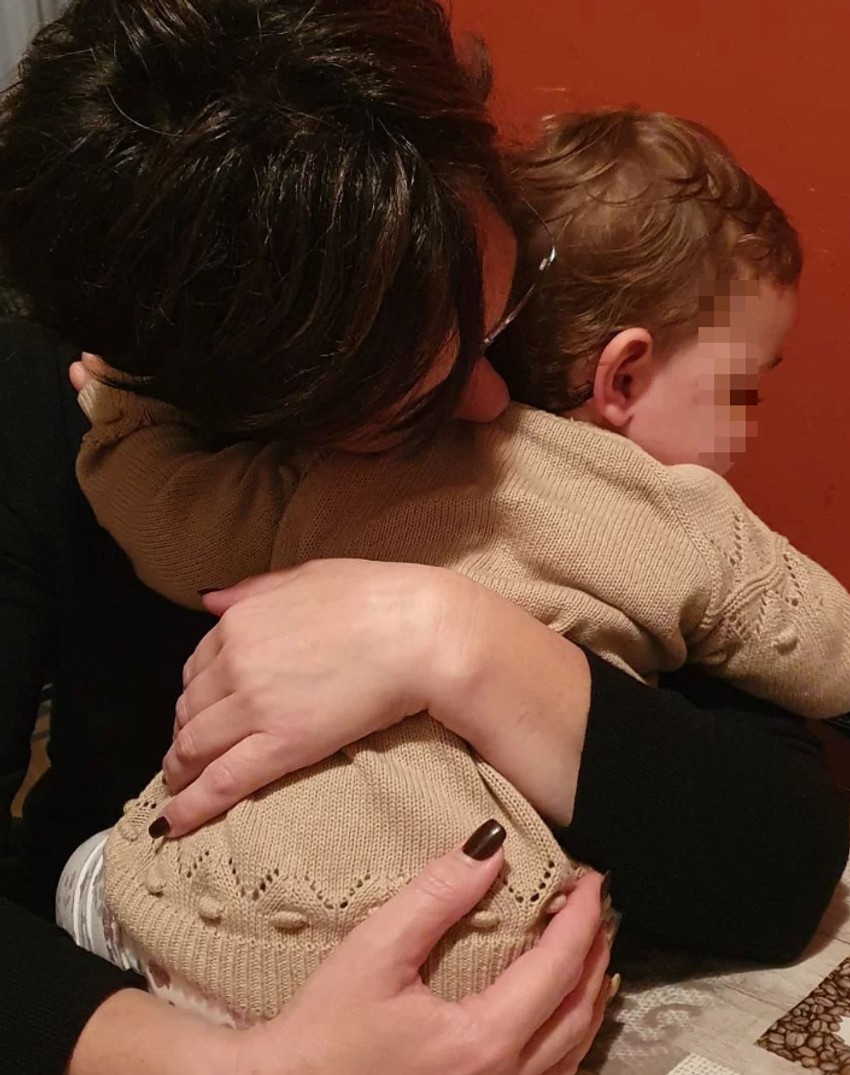 Jasna Šekarić sa unukom